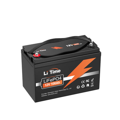 Image of LiTime 12V 100Ah LiFePO4 Lithium Deep Cycle Battery