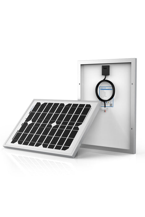 ACOPOWER 20 Watt Mono Solar Panel for 12 V Battery Charging, Off Grid