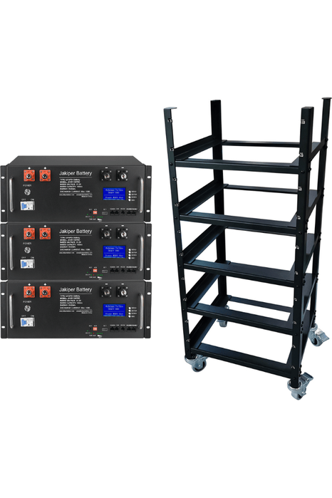 Jakiper PRO 48V / 100Ah Lithium Battery (V2) | 5.12kWh Server Rack Battery | 10-Year Warranty | UL1642, UL1973