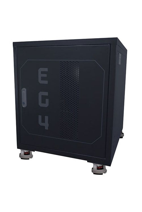 EG4 3 Slot Enclosed Battery Rack w/ Wheels Included