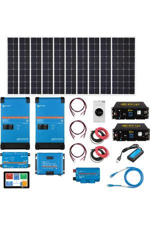 EG4 Complete Mobile Solar Kit for 30 Amp RVs - 120/240V Output / 48VDC 2,000W of Solar PV [Kit-V0002]