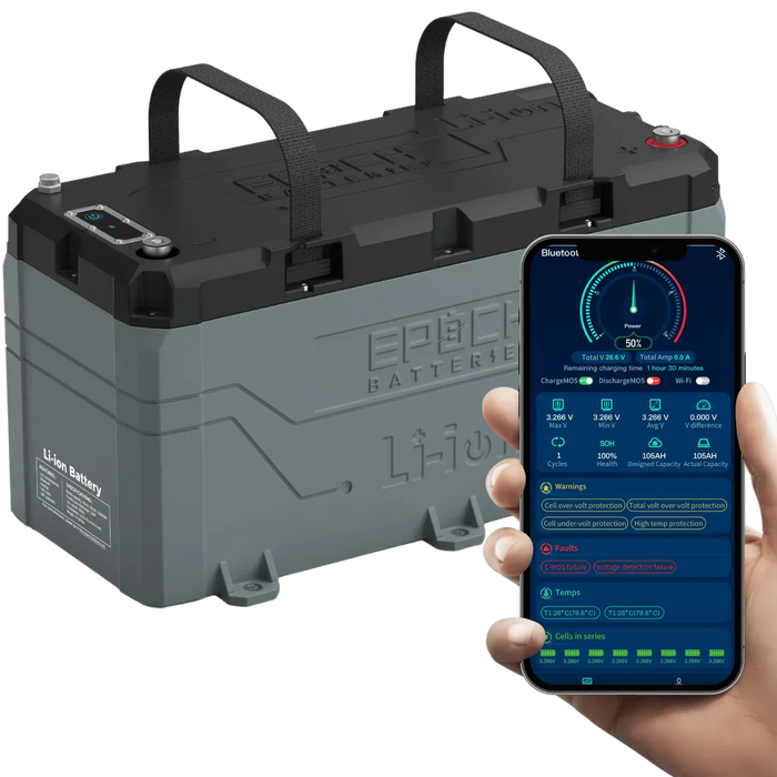 Epoch 36V 100Ah | Heated & Bluetooth | LiFePO4 Battery