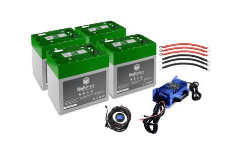 Image of BigBattery | 48V 2X EAGLE 2 Bundle | LiFePO4 Lithium Battery 3.26kWh Total | For Golf Carts, Utility Vehicles, RVs & Camper Vans [BNDL-B0013]