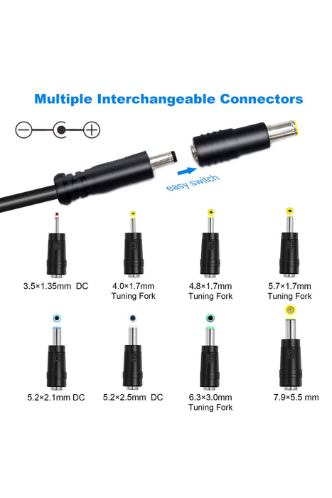 ACOPOWER DC12V/24V Car Cigarette Lighter to DC5.5x2.1mm Connector Adapter