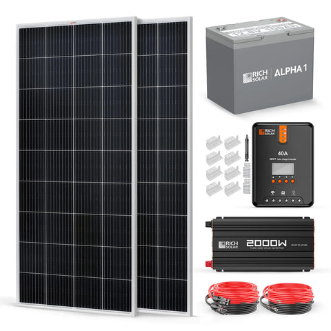 Image of Rich Solar 400 Watt Complete Solar Kit