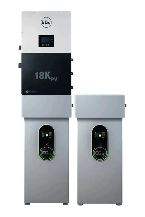 EG4-WallMount Indoor Battery 280AH | 51.2V | 14.3kWh & EG4-18kPV 18000W PV Input | 12000W Output [BNDL-E0011]