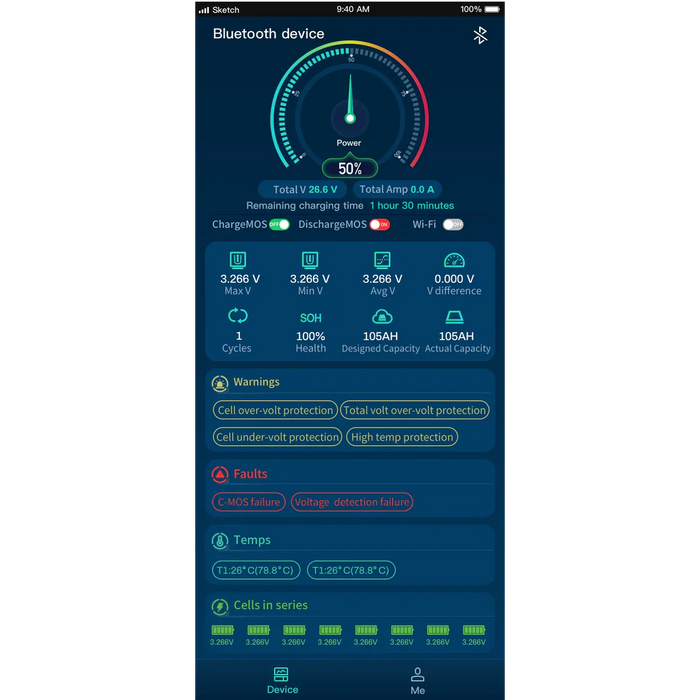 Epoch 36V 100Ah | Heated & Bluetooth | LiFePO4 Battery