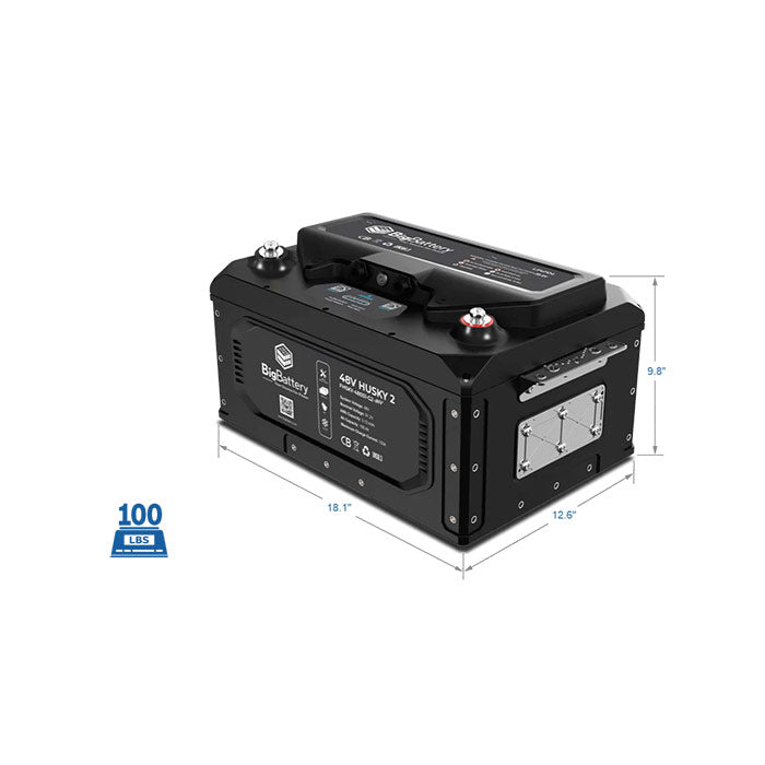 BigBattery 48V HUSKY 2 INV 5.12kWh 100Ah LiFePO4 Battery