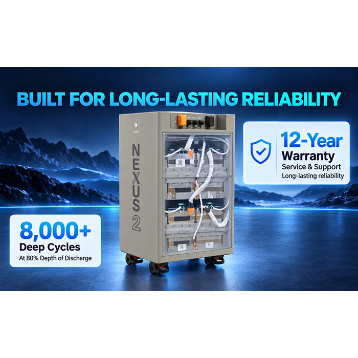 BigBattery 48V NEXUS 2 LiFePO4 Battery 314AH 16KWH Off-Grid Home Back-up