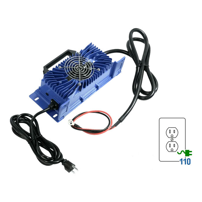 BigBattery 48V 110V AC 20A IP65 Blue Charger