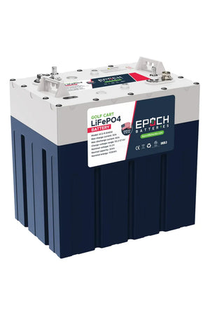 Epoch Batteries 48V 120Ah GC2 - Golf Cart LiFePO4 Lithium Battery - Complete Kit