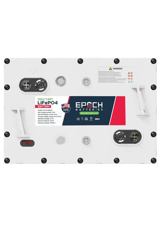 Image of Epoch Batteries 48V 120Ah GC2 - Golf Cart LiFePO4 Lithium Battery - Complete Kit