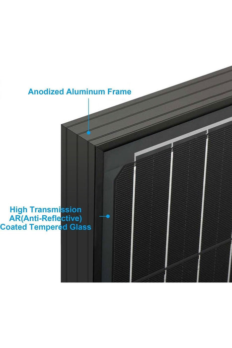 ACOPOWER 100 Watts Monocrystalline Solar Panel