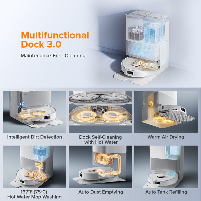 Roborock Qrevo Edge S5A Robot Vacuum with Multifunctional Dock 3.0