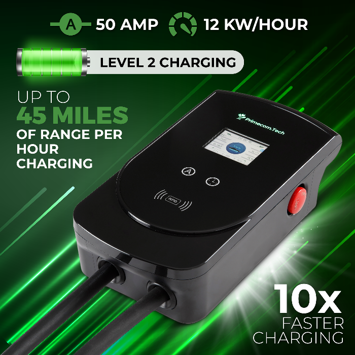 Primecom 50 Amp Level 2 EV Charger