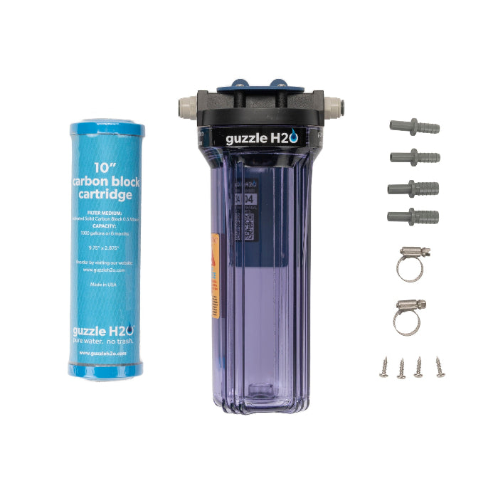 Guzzle H2O Stealth Carbon Built-In Water Filtration System