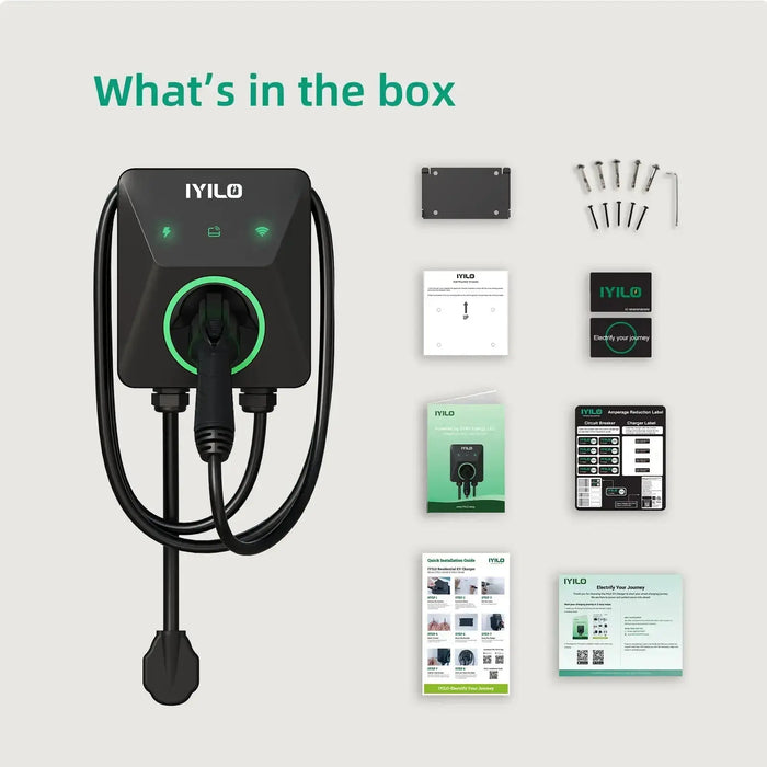 IYILO Level 2 EV Charger J1772 Plug-In 40A (NEMA 14-50)
