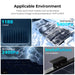 SunGoldPower 440W MONO BLACK PERC SOLAR PANEL FULL PALLET (32 PANELS) UL61730 CEC Listed