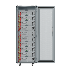 RUiXU 50kWh Lithium Batteries Kits | 10 Batteries + 10 slot battery cabinet