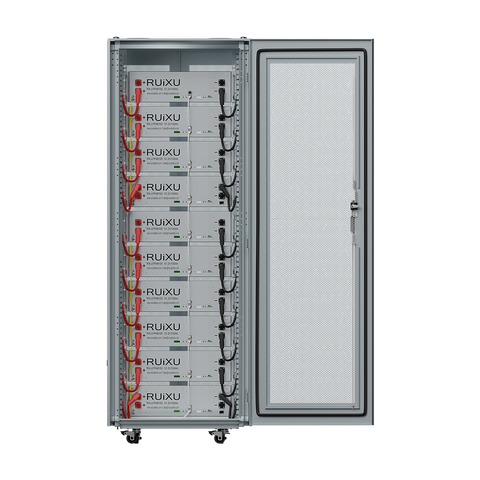 Image of RUiXU 50kWh Lithium Batteries Kits | 10 Batteries + 10 slot battery cabinet