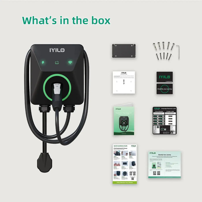 IYILO Level 2 EV Charger NACS (J3400) Plug-In 40A (NEMA 14-50)