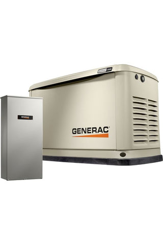 Image of Generac 14kW Whole House Generator with 100-Amp 16-Circuit Automatic Transfer Switch | 7224