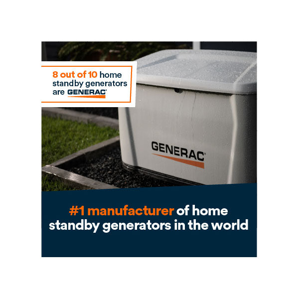 Generac 7328 26kW Generator with 200A Transfer Switch