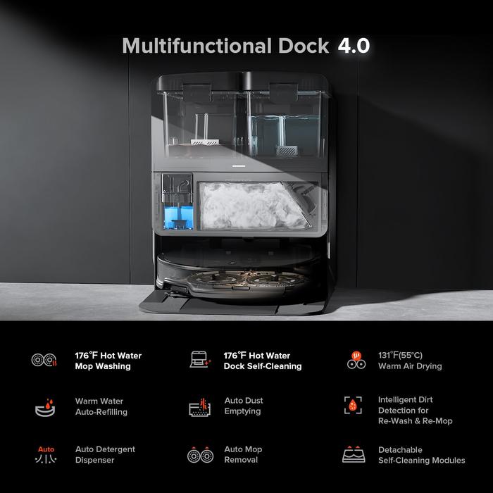 Roborock Saros 10R Robot Vacuum with Multifunctional Dock 4.0