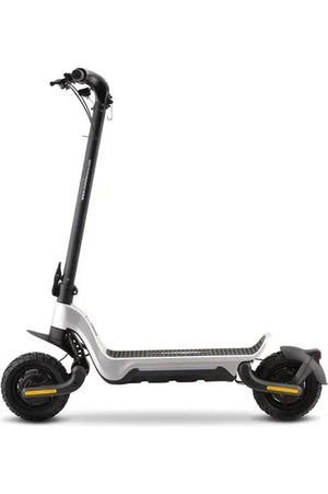 MotoTec Fury 1000W 48V Lithium Electric Scooter, Silver