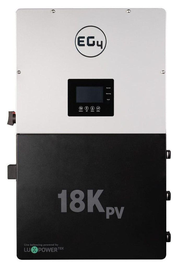 EG4 Complete Hybrid Solar Kit - 12,000W 120/240V Output + 15.36kWh EG4 Lithium Powerwall + 6,370 Watts of Solar PV [KIT-E0006]