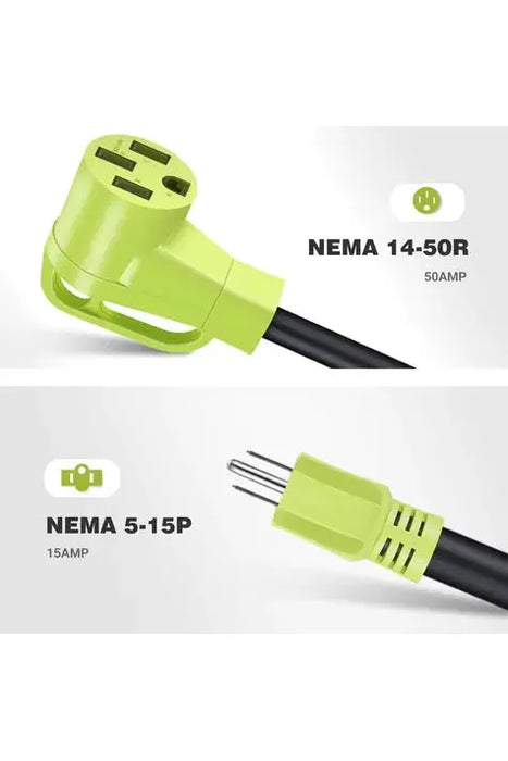 AMPROAD Adapter Cord Nema 5-15P to 14-50R For EV