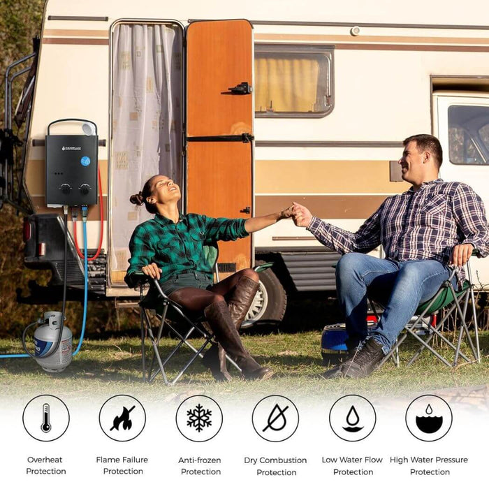 Camplux AY132B Portable Propane Water Heater
