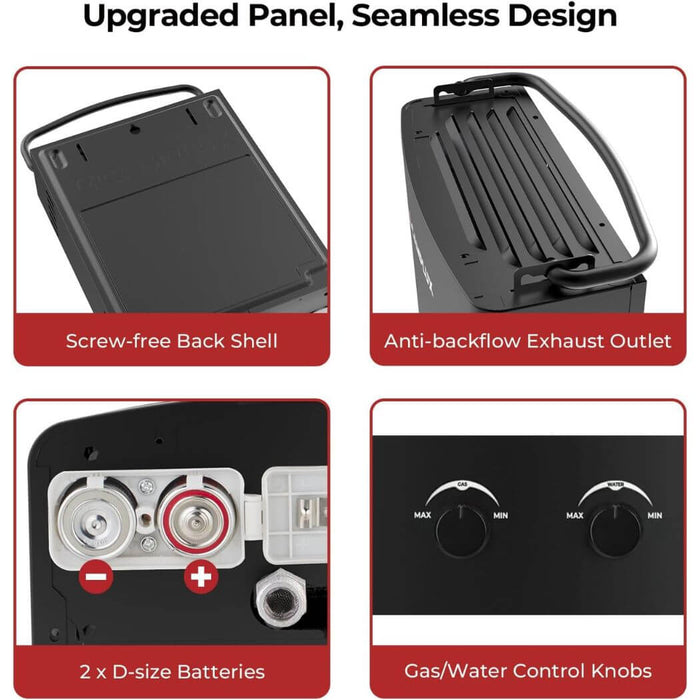 Camplux AY132B Portable Propane Water Heater