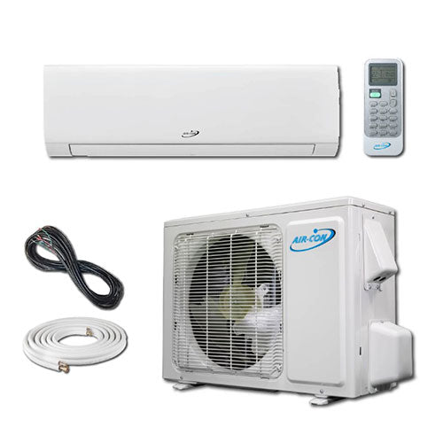 Air-Con Blue Hyper 18000 BTU 21 SEER Hyper Heat Mini Split Air Conditioner