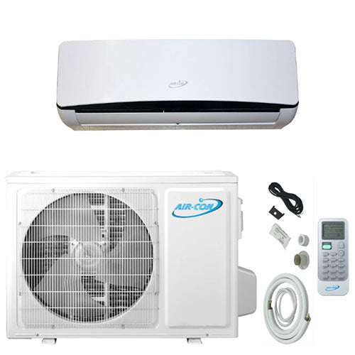 Air-Con Titanium 12000 BTU 18 SEER 110-120V Ductless Mini Split Air Conditioner Heat Pump System