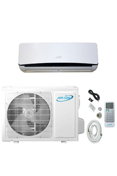 Air-Con Titanium 9000 BTU 19 SEER 110-120V Ductless Mini Split Air Conditioner Heat Pump System
