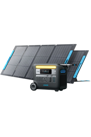 Image of Anker SOLIX F2000 Solar Generator (Solar Generator 767 with 2× 200W Solar Panel)