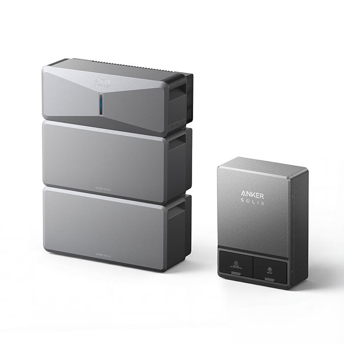 Anker SOLIX E10 Whole Home Backup System | 6-90 kWh LiFePO4 Battery | 10-30 kW Turbo Output | Smart Grid & Storm-Guard