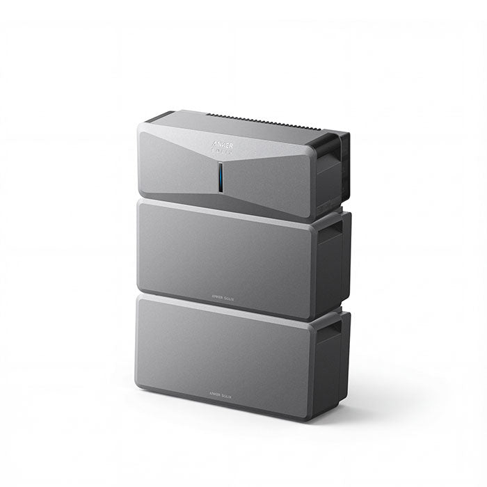 Anker SOLIX E10 Whole Home Backup System | 6-90 kWh LiFePO4 Battery | 10-30 kW Turbo Output | Smart Grid & Storm-Guard