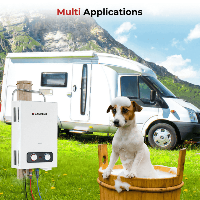 Camplux BD158 Tankless Propane Water Heater Portable