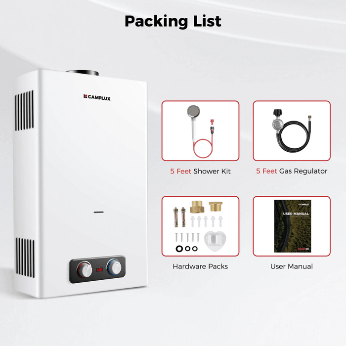 Camplux BD422 On Demand Water Heater Propane