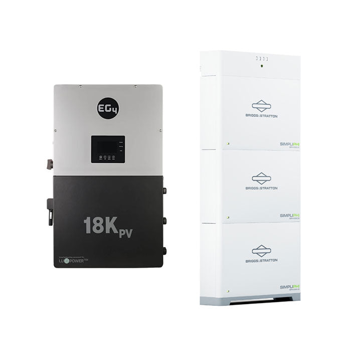 EG4 18kPV Hybrid Inverter & 48V SimpliPHI Battery Outdoor Ready Bundle