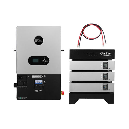 EG4 12000XP Off-Grid Power & Outback PowerEnergyCell 5 Battery Bundle