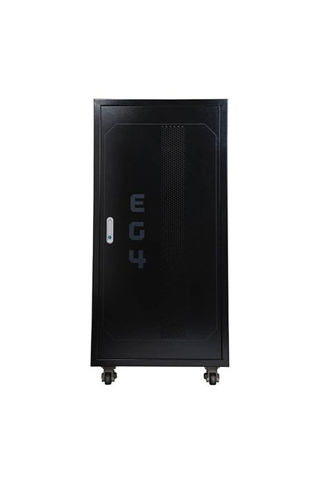 EG4 6 Slot Enclosed Battery Rack w/ Wheels Included