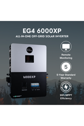 Image of EG4 Complete Off-Grid Solar Kit EG4 6000XP | 12000W Output | 48V 120/240V Split Phase + 12800 Watts of Solar PV [KIT-E0009]