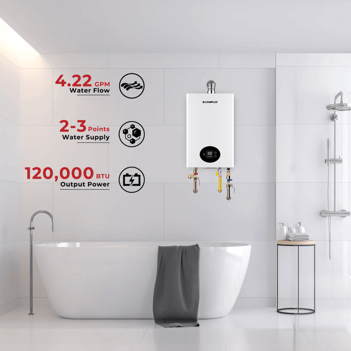 Camplux Climatech 3 Indoor Gas Tankless Water Heater 102,000 BTU