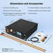 SunGoldPower CoreX 5 Pro 48V 100AH Server Rack Battery