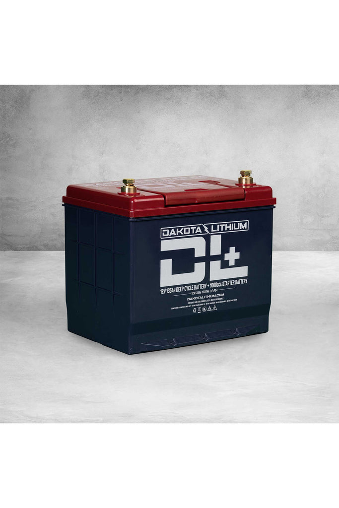 Dakota Lithium | DL+ 12V 135Ah Dual Purpose 1000CCA Starter Battery with Deep Cycle Performance