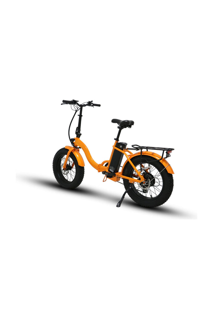 Orange Eunorau E-Fat Step Thru Electric Bike