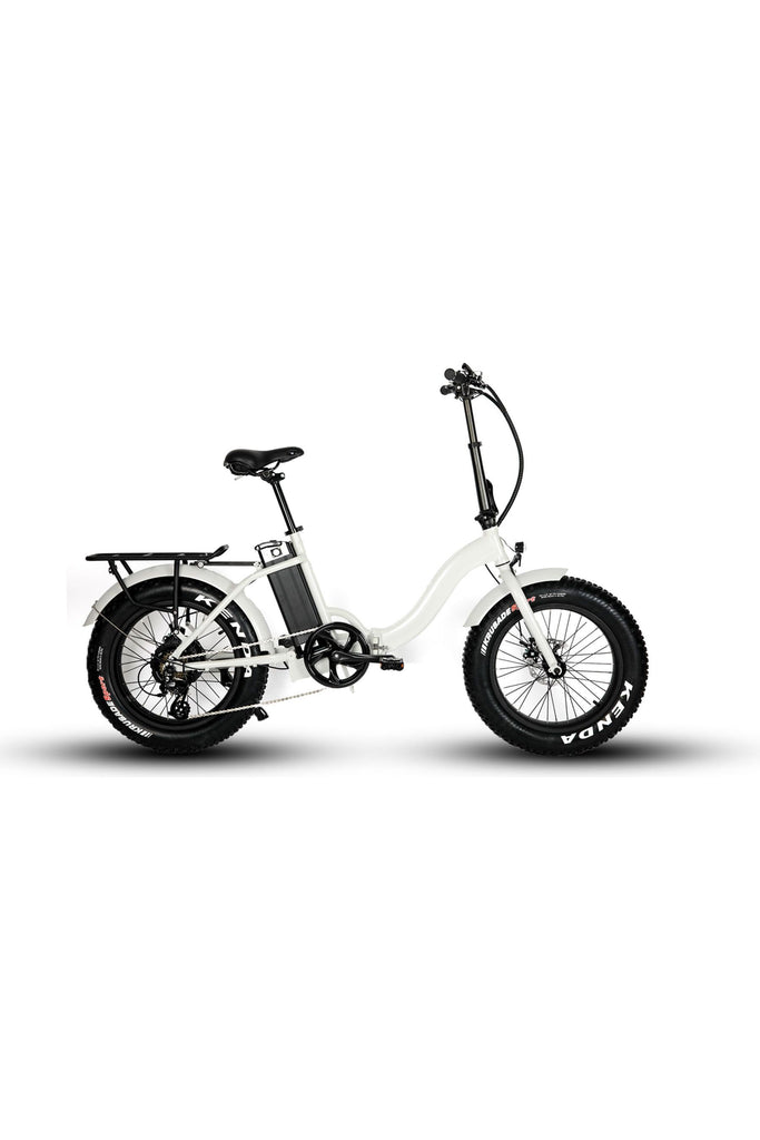 White Eunorau E-Fat Step Thru Electric Bike